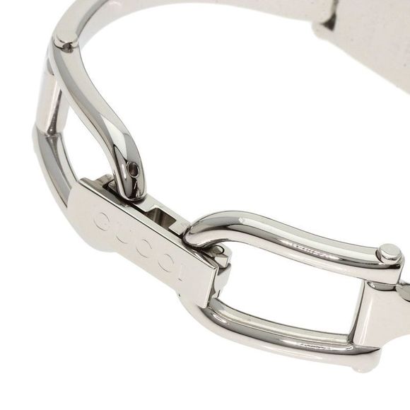 Gucci 1500l Square Face Bangle Watch SS Ladies - Picture 8 of 15